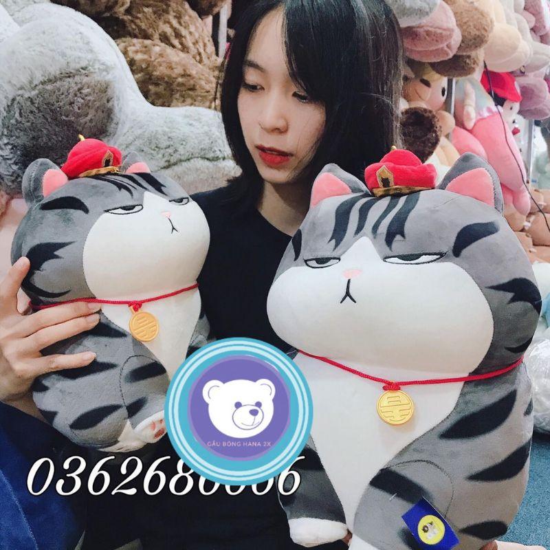 Gấu bông mèo- Mèo hoàng thượng dáng ngồi - Gấu Bông Hana