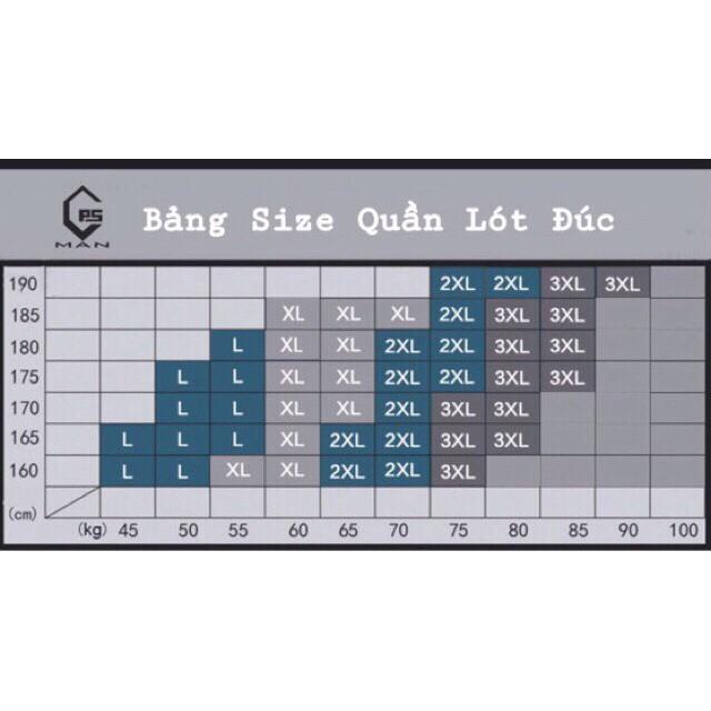 Set 3 quần lót nam đúc lạnh cao cấp YO6