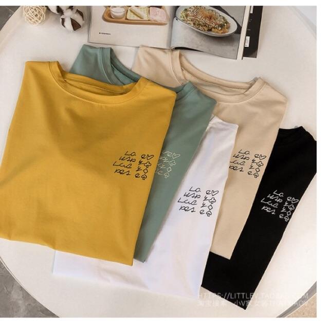 Áo thun tay lỡ form rộng
