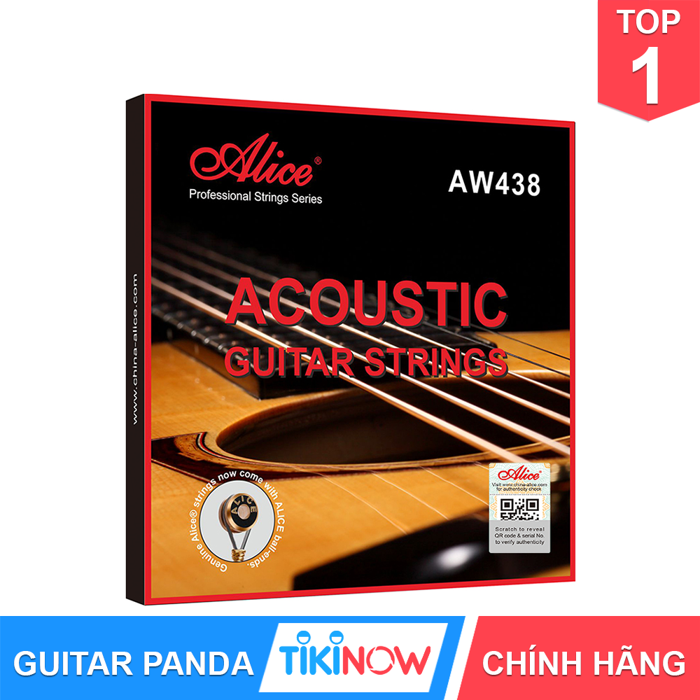 Dây Đàn Guitar Acoustic Cao Cấp Alice AW438 GUITAR PANDA