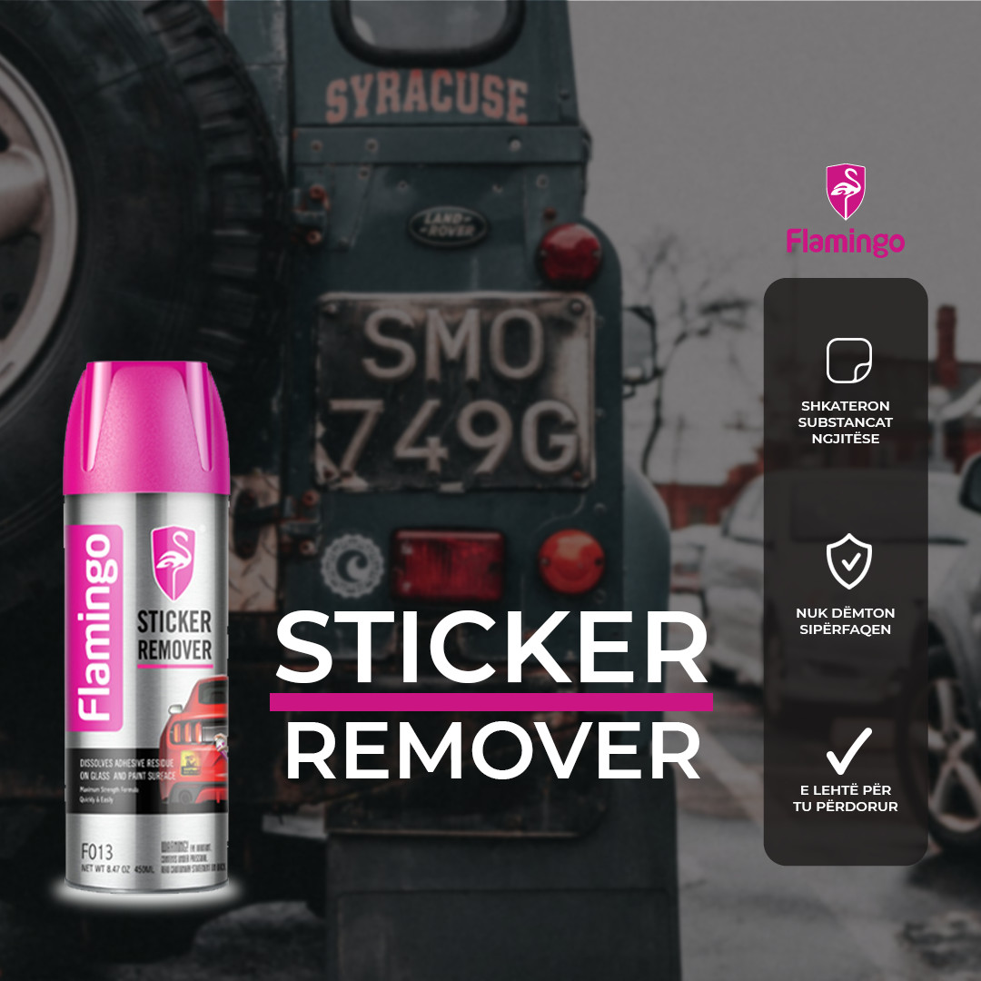 Tẩy Băng Keo Cao Cấp Sticker Remover Flamingo F013 450ml - Hãng Phân Phối Chính Thức