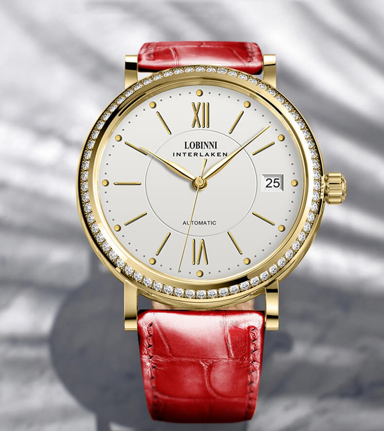 Đồng hồ nữ chính hãng LOBINNI L026-2 Chống Nước ,chống xước ,kính sapphire, bảo hành 24 tháng Thời Trang Cho Nữ thiết kế đơn giản trẻ trung và sang trọng