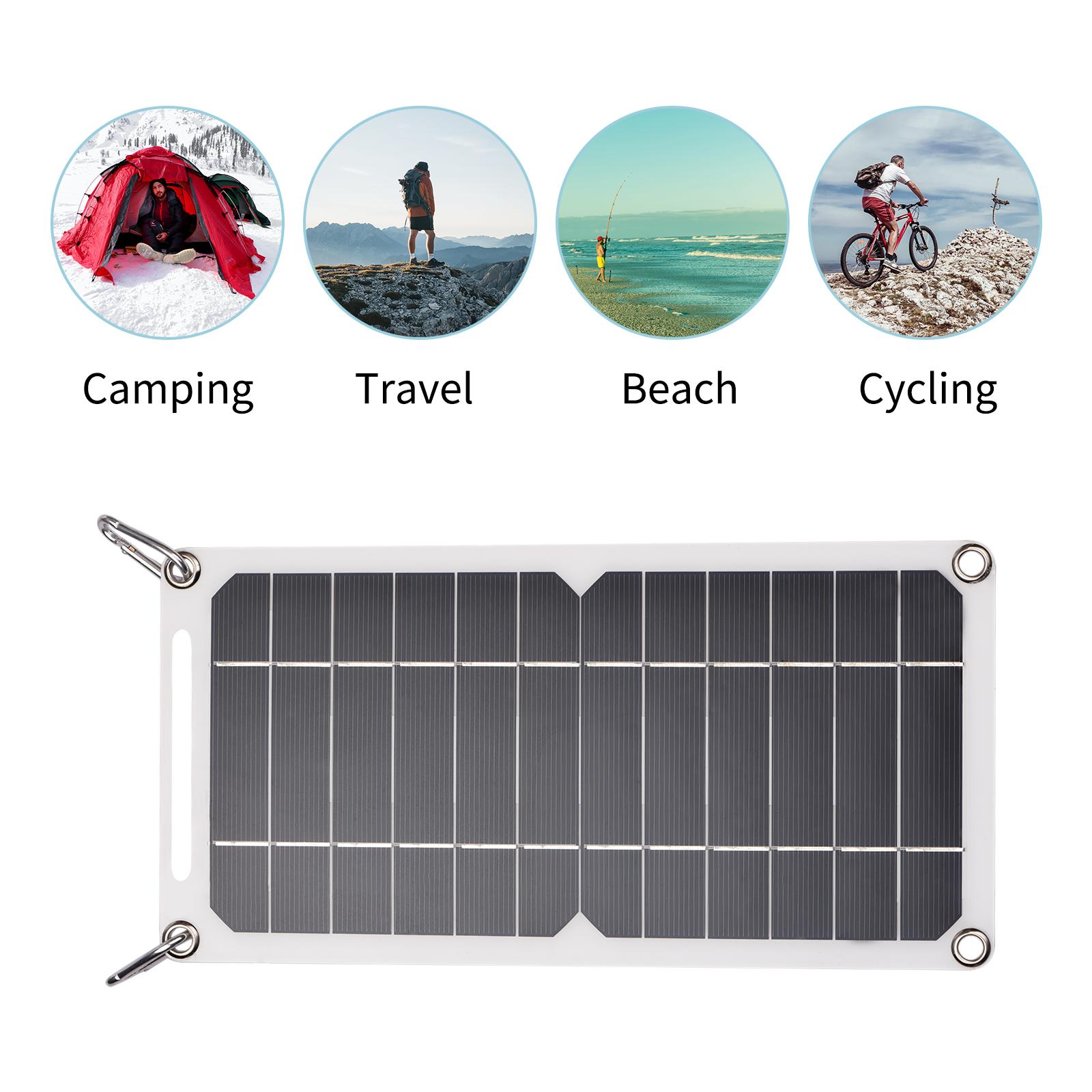 Bảng Điều Khiển Năng Lượng Mặt Trời 6W 5V Với Cổng Usb Bộ 2 Cái Pin Mặt Trời Silicon Đơn Tinh Thể