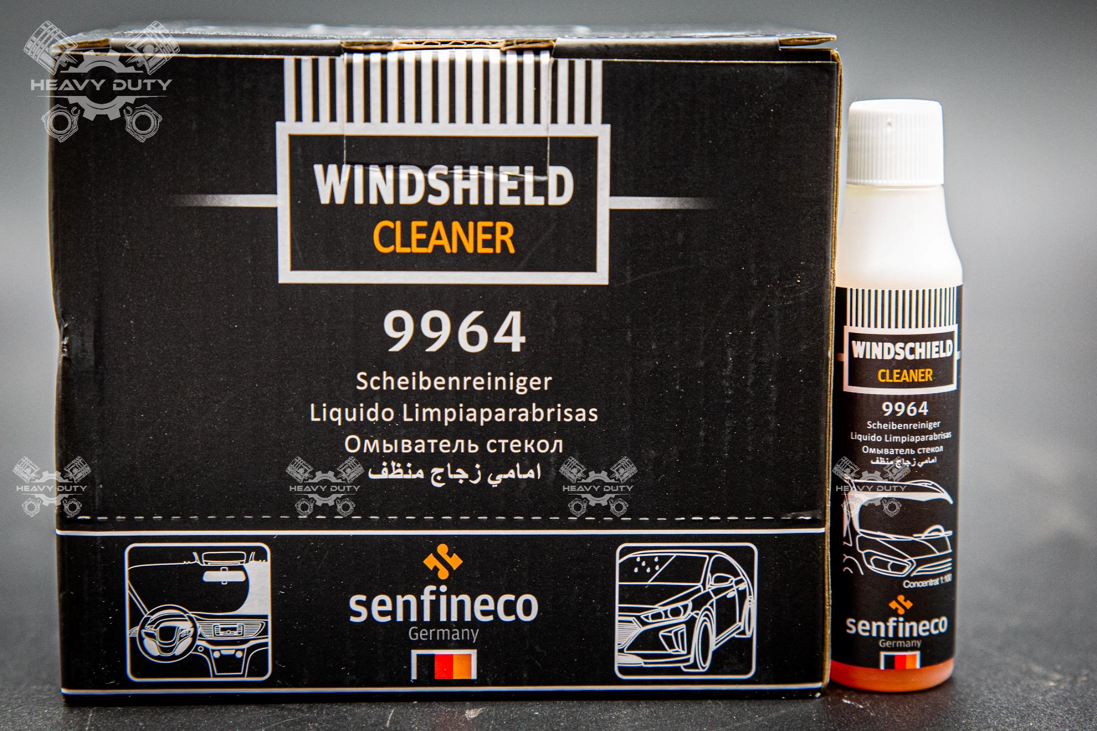 Nước Rửa Kính Đậm Đặc Cao Cấp - Senfineco Windshield Cleaner 1:100 Concetrate 9964 [32ML]