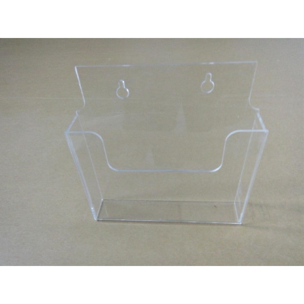 Acrylic Kệ checklist đựng tờ rơi treo tường mica, tặng kèm 2 miếng dán tường ,Acrylic