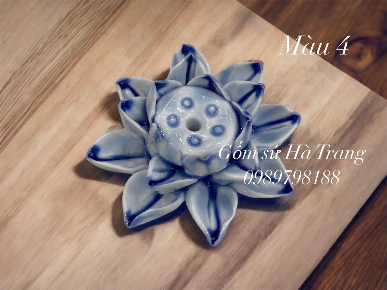 Bông sen sứ Bát Tràng cao cấp