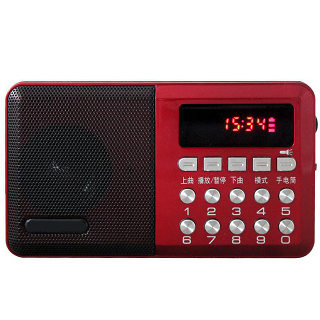 Loa Nghe Nhạc Mini Kiêm Đài Radio FM KK59 Hỗ Trợ Thẻ Nhớ, Jack 3.5 Thiếtb Kế Nhỏ Gọn Tiện Lợi