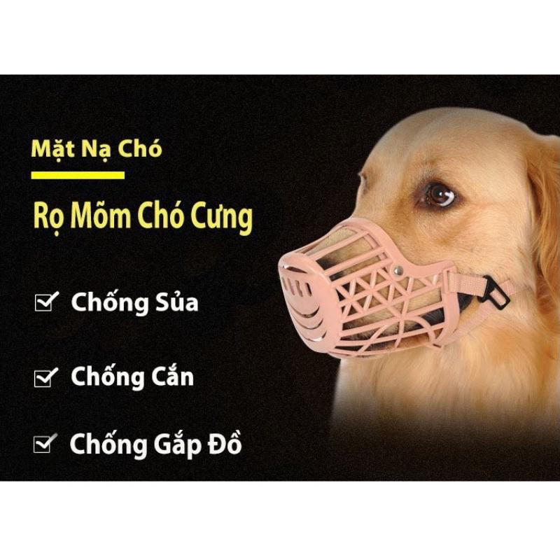 Rọ Mõm Bằng Nhựa Cho Chó Thoải Mái Tiện Dụng