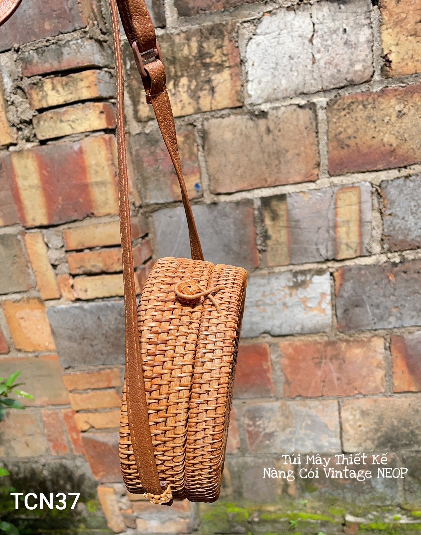 Túi Trống Mây Xiên Có Dây Đeo Chéo Size 18cm - TCN37