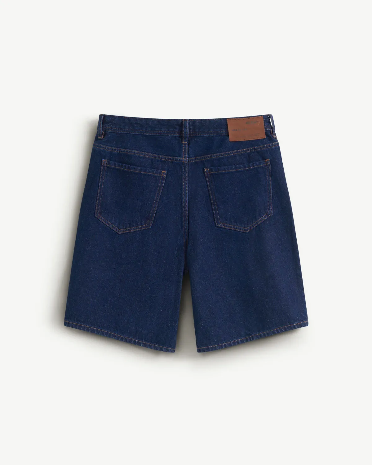 Quần short jean ( denim ) nam form Straight màu Xanh đậm và Xanh nhạt - ROUTINE 10F24DPS004 | LASTORE MENSWEAR