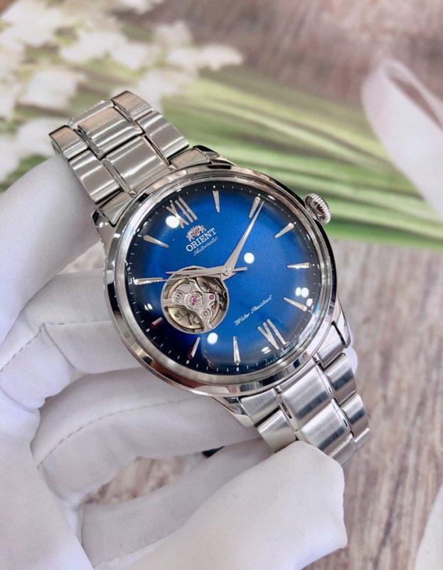 Đồng Hồ Nam Dây Thép Orient Automatic Open Heart RA-AG0028L10B