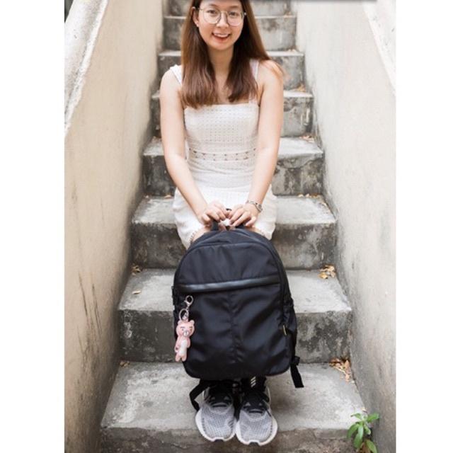 Balo học sinh, sinh viên thời trang unisex với chất dù nhẹ - BOM