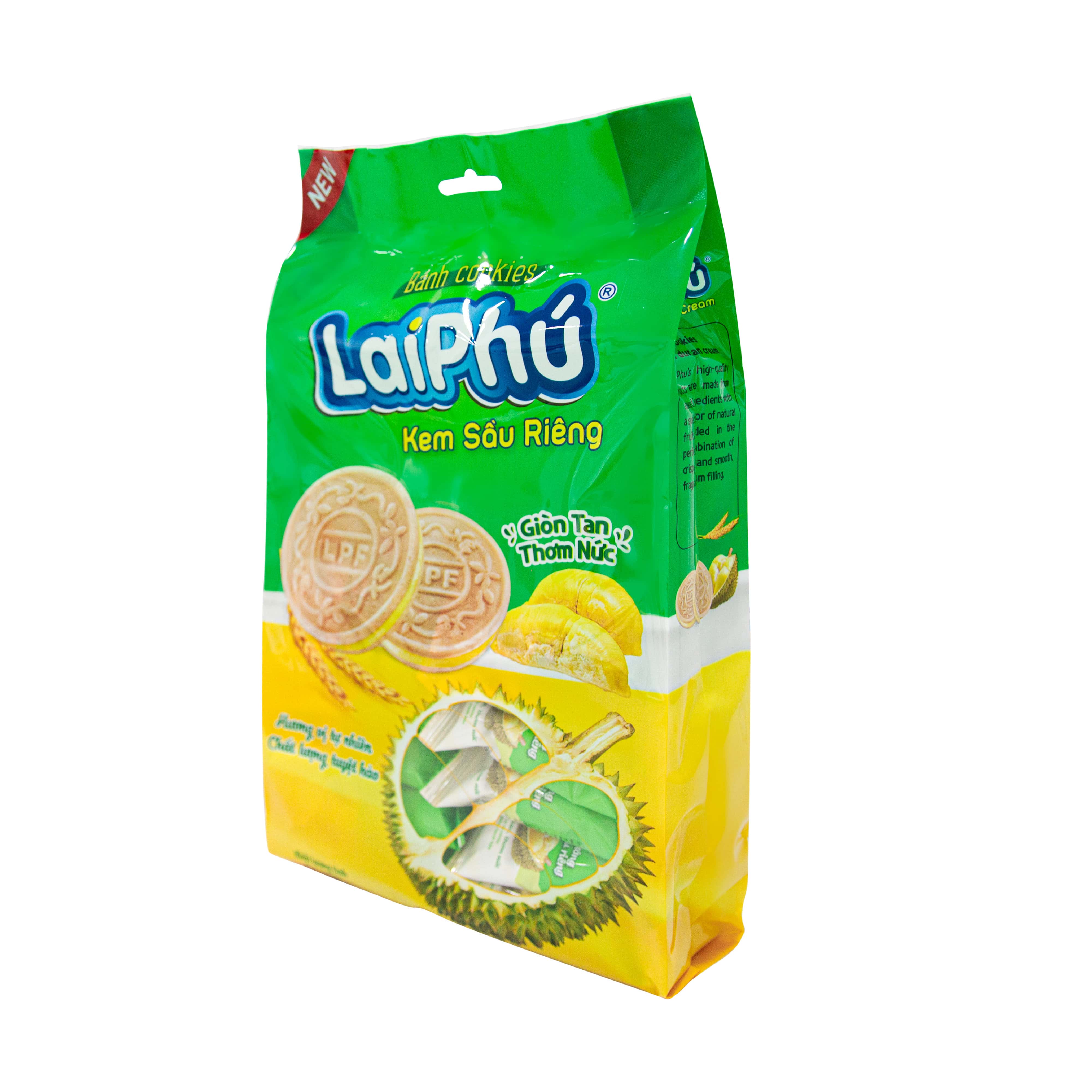 Bánh cookie Lai Phú kem Sầu Riêng 210g