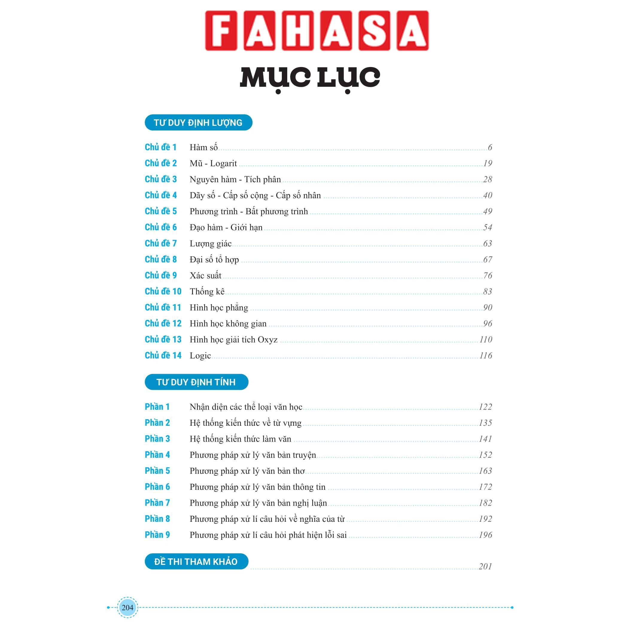 Sách - Tổng Ôn Cấp Tốc - Luyện Thi Đánh Giá Năng Lực Theo Cấu Trúc Đề Thi Đại Học Quốc Gia Hà Nội - K.Học, T.Anh, Đ.Lượng &amp; Đ.Tính