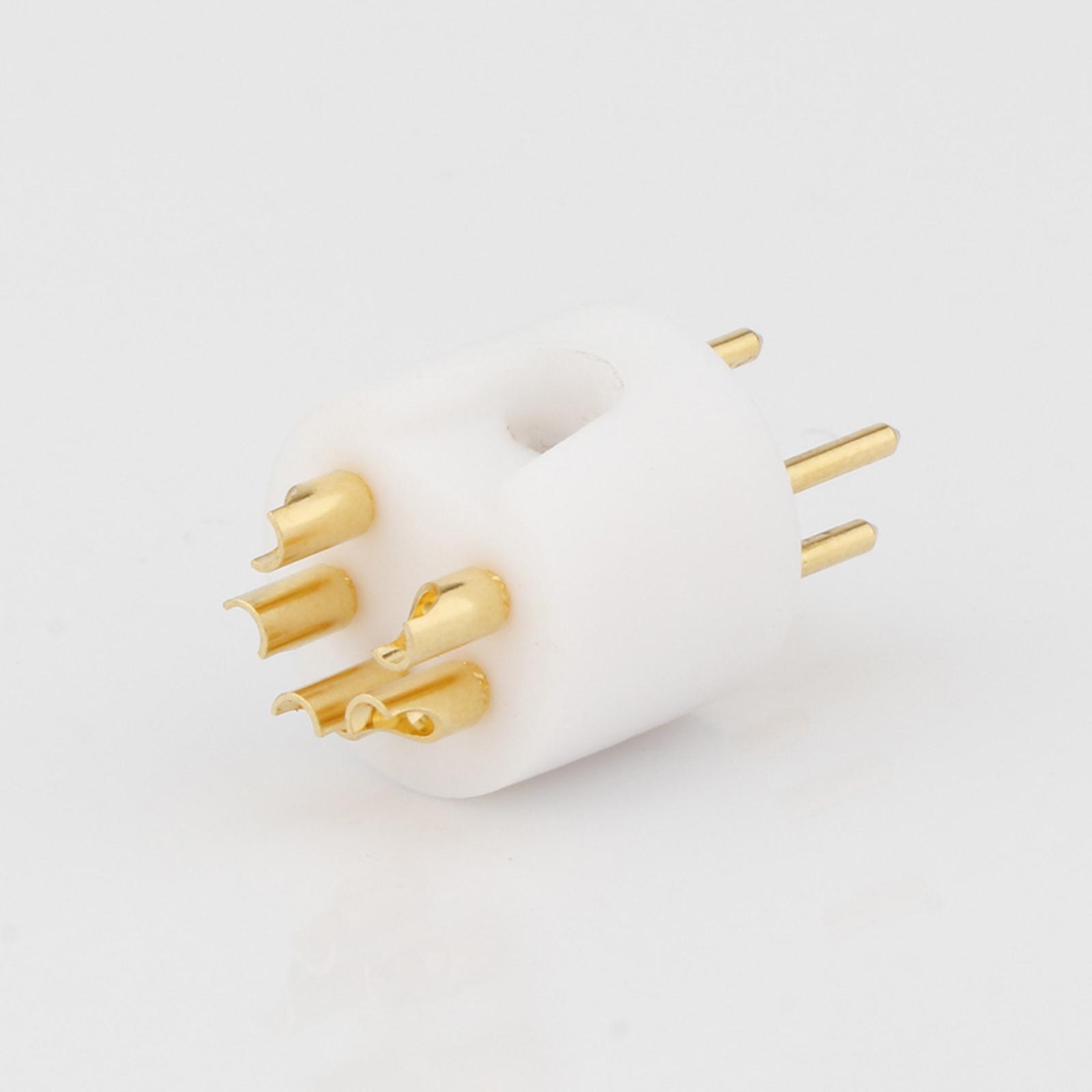 2Pcs 5 Pins Tonearm Plug Male Female Plug Tonearm Connector Din Connector Replacement Accessories for phonograph record Turntable