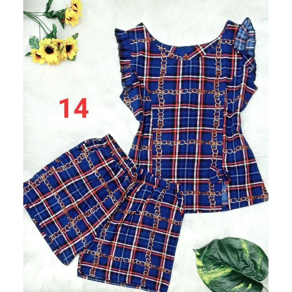 Set lụa hàn cao cấp - Quần đùi có túi - ảnh thật