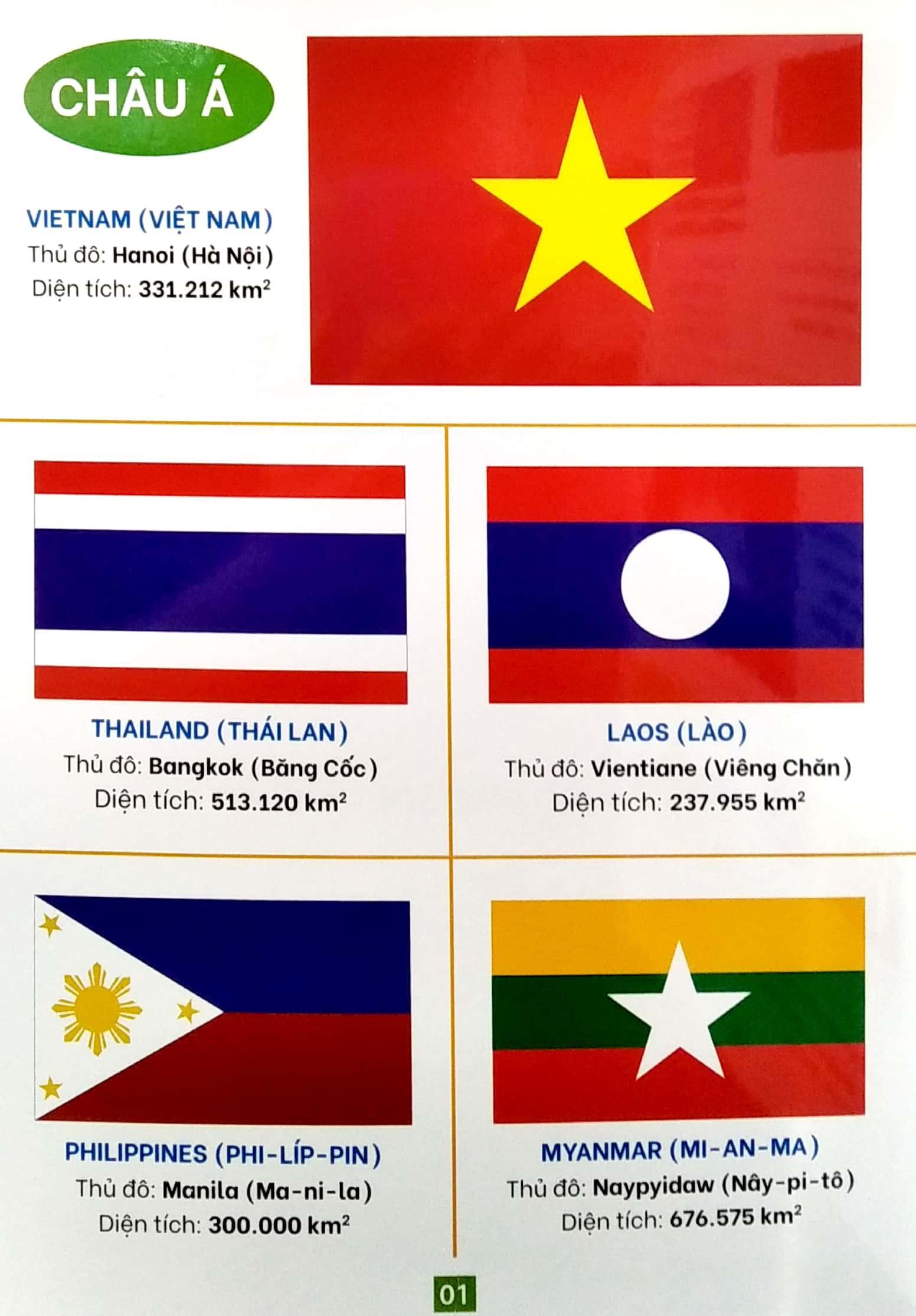 Từ Điển Bằng Tranh - Cờ Các Quốc Gia Trên Thế Giới (Tái Bản 2023)