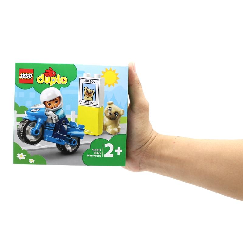 Đồ Chơi Lắp Ráp Lego Duplo 10967 - Police Motorcycle (5 Mảnh Ghép)