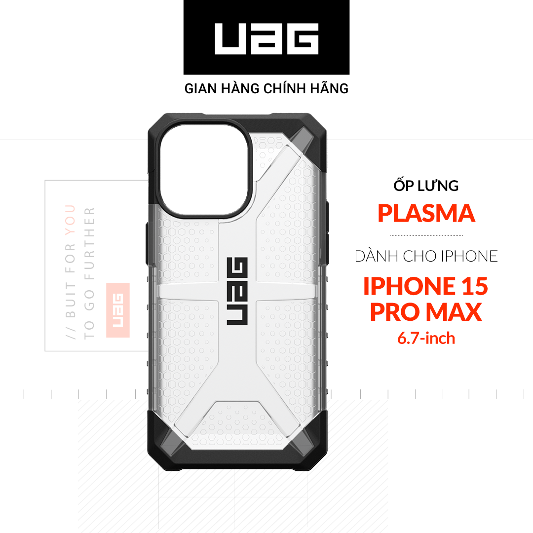Ốp Lưng Chống Sốc UAG Plasma Cho iPhone 15 Pro Max  Hàng chính hãng