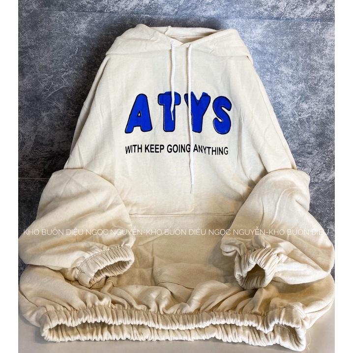 Hoddie nhiều màu ATYS full màu unisex from thụng nỉ ngoại xinh