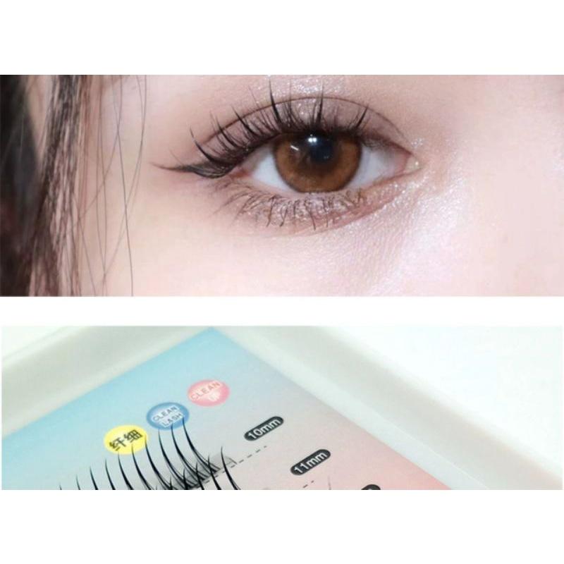 Tặng keo dán+ nhíp.Lông mi giả chữ A mix đuôi cá hót trend tiktok 2021