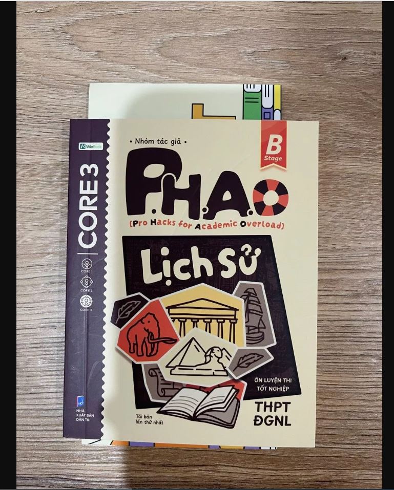 Sách P.H.A.O Lịch sử Ôn luyện thi tốt nghiệp THPT, ĐGNL - Trợ thủ đắc lực lấy gốc lí thuyết