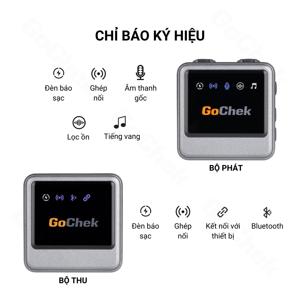 Micro thu âm không dây Sothing Gocheck D Ultra Plus, tích hợp sử dụng, đa thiết bị, đa chức năng- Hàng chính hãng