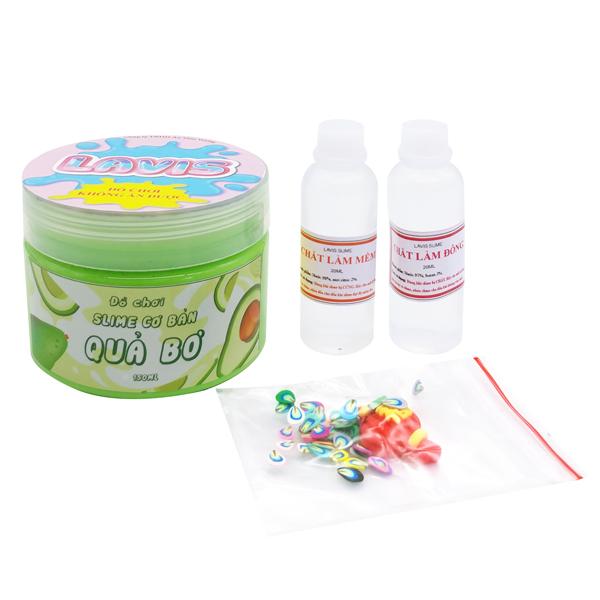 Đồ Chơi Slime Cơ Bản Lavis: Quả Bơ - 150 ml