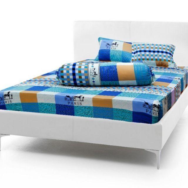 Bộ 4 món ga áo gối thun lạnh 1m6 x 2m cao 2 tấc
