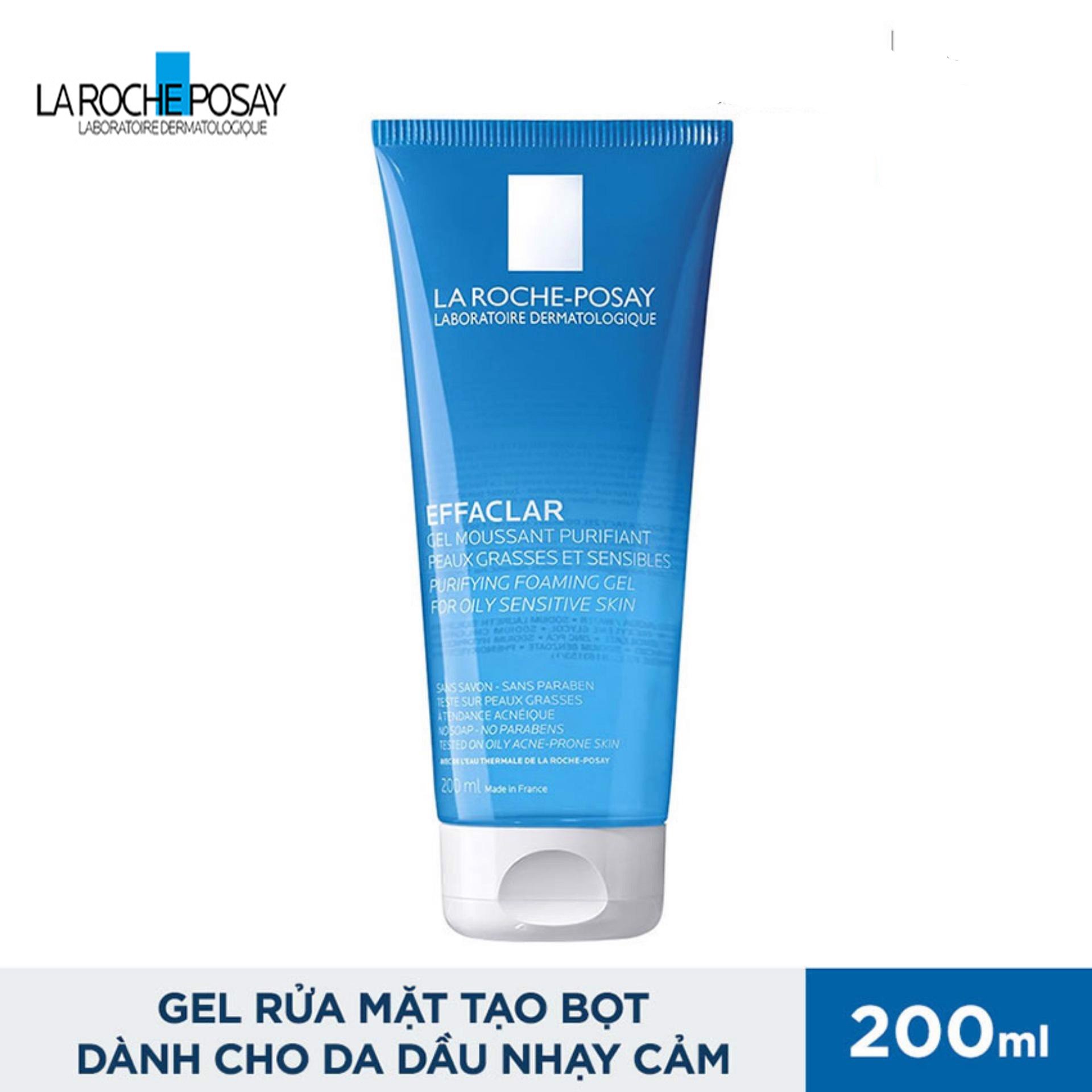 Gel Rửa Mặt Tạo Bọt Làm Sạch Dành Cho Da Dầu Nhạy Cảm La Roche Posay Effaclar Purifying Foaming Gel For Oily Sensitive Skin