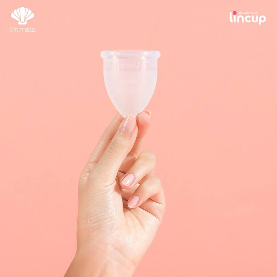 Bộ Cốc Nguyệt San Lincup + Tặng kèm dung dịch vệ sinh phụ nữ và cốc nguyệt san Lincare Rose