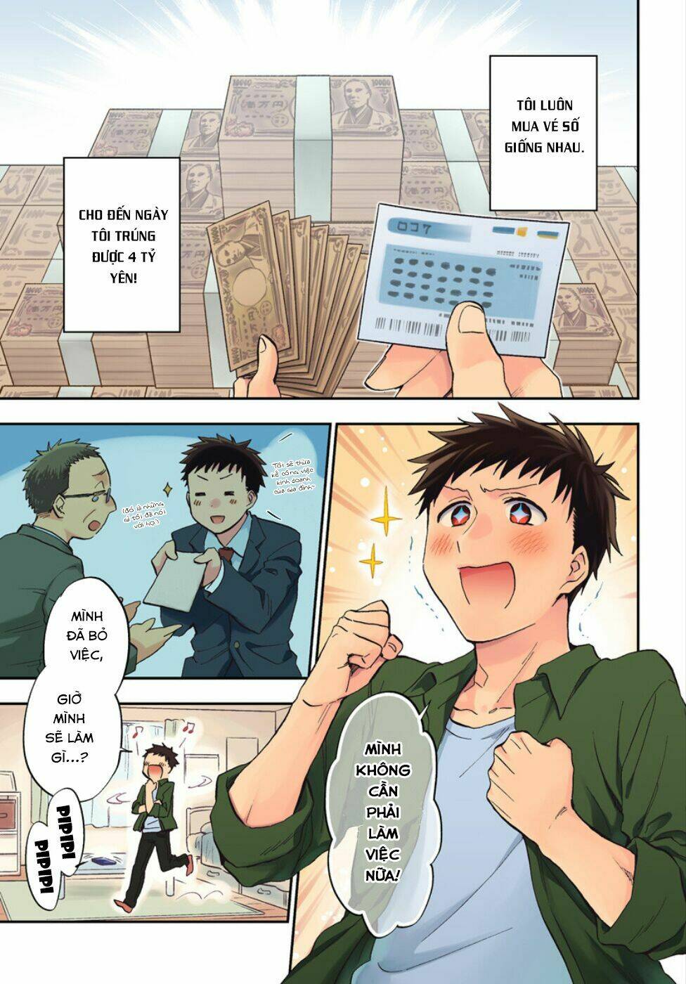 takarakuji de 40-oku atattandakedo isekai ni ijuu suru chapter 1 2