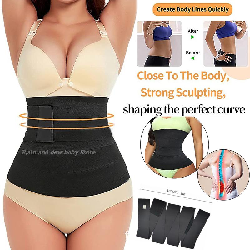 Sau Sinh Viền Mỏng Cho Phụ Nữ Dây Kéo Tập Lưng Bụng Tummy Tập Shaperwear Băng Quấn Tông Đơ Cắt Dây Mỏng Cho Phụ Nữ Dây Kéo Tập Lưng Bụng Tummy