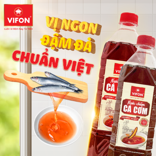 2 chai nước mắm cá cơm Vifon 900ml - nước chấm cá cơm Vifon