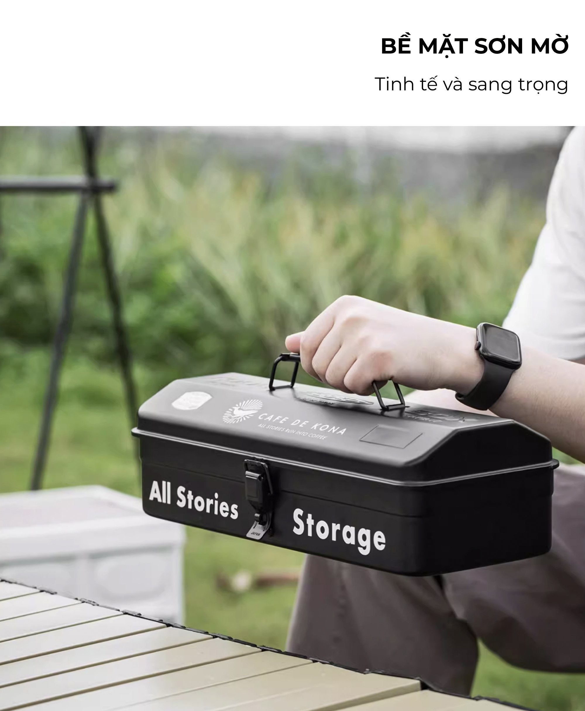 Hộp sắt đựng dụng cụ Nhật