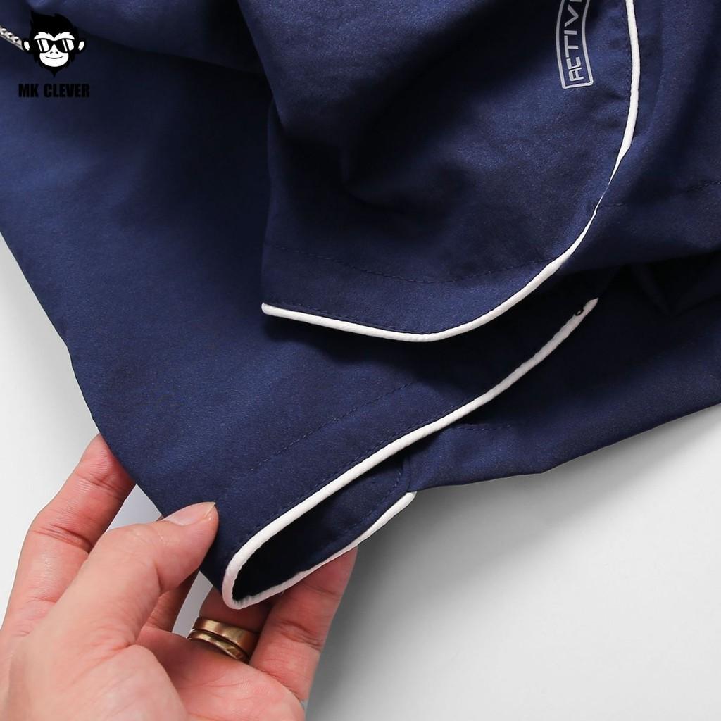 Quần short nam MK Clever, chất liệu poly gió thể thao mặc nhẹ và thoáng mát phong cách trẻ trung cá tính - AT01
