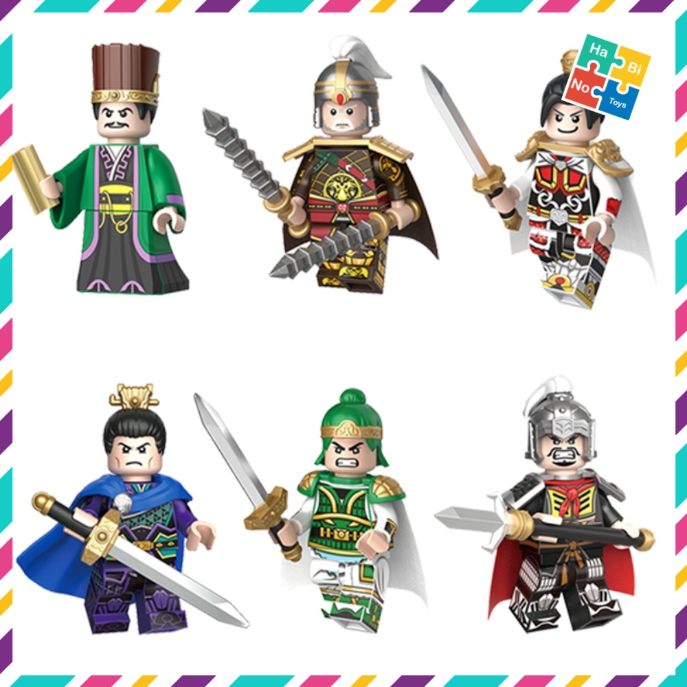 Minifigures Xếp Hình Lắp Mô Hình Tướng Tam Quốc Lắp Ráp 2030E