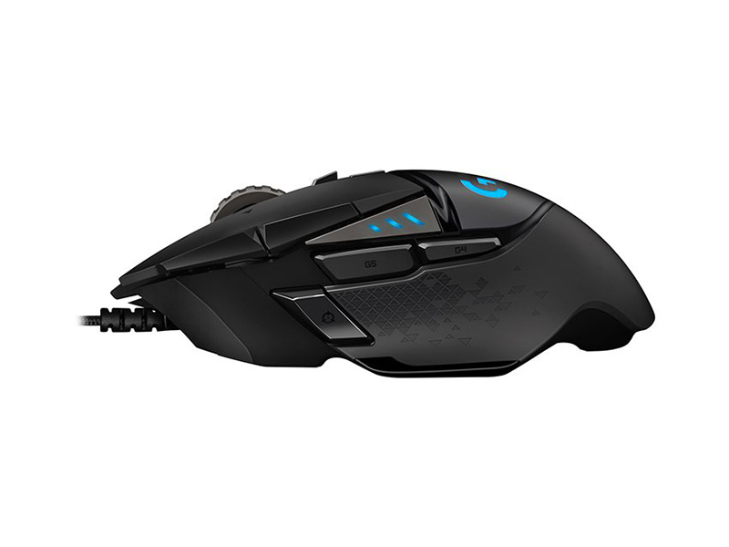 Chuột game có dây Logitech G502 Hero - Cảm biến Hero 25k, RGB, 11 nút lập trình - Hàng Chính Hãng