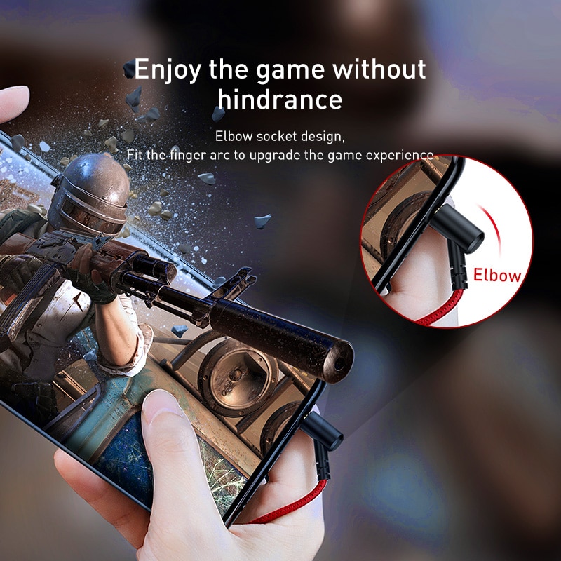 Tai nghe nhét tai hỗ trợ đàm thoại cho game thủ hiệu Baseus Gamo earphone H15 (thiết kế elbow, âm thanh Hifi surround, hỗ trợ gắn 2 micro)