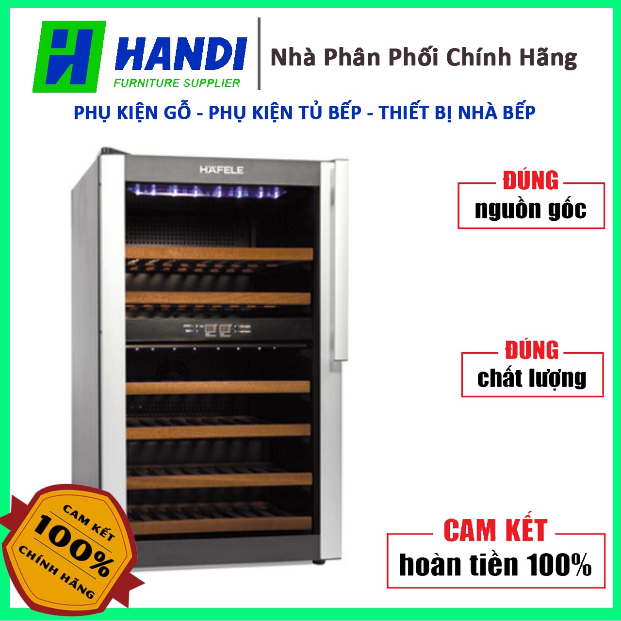 Tủ rượu Hafele 534.16.960 (Hàng chính hãng)