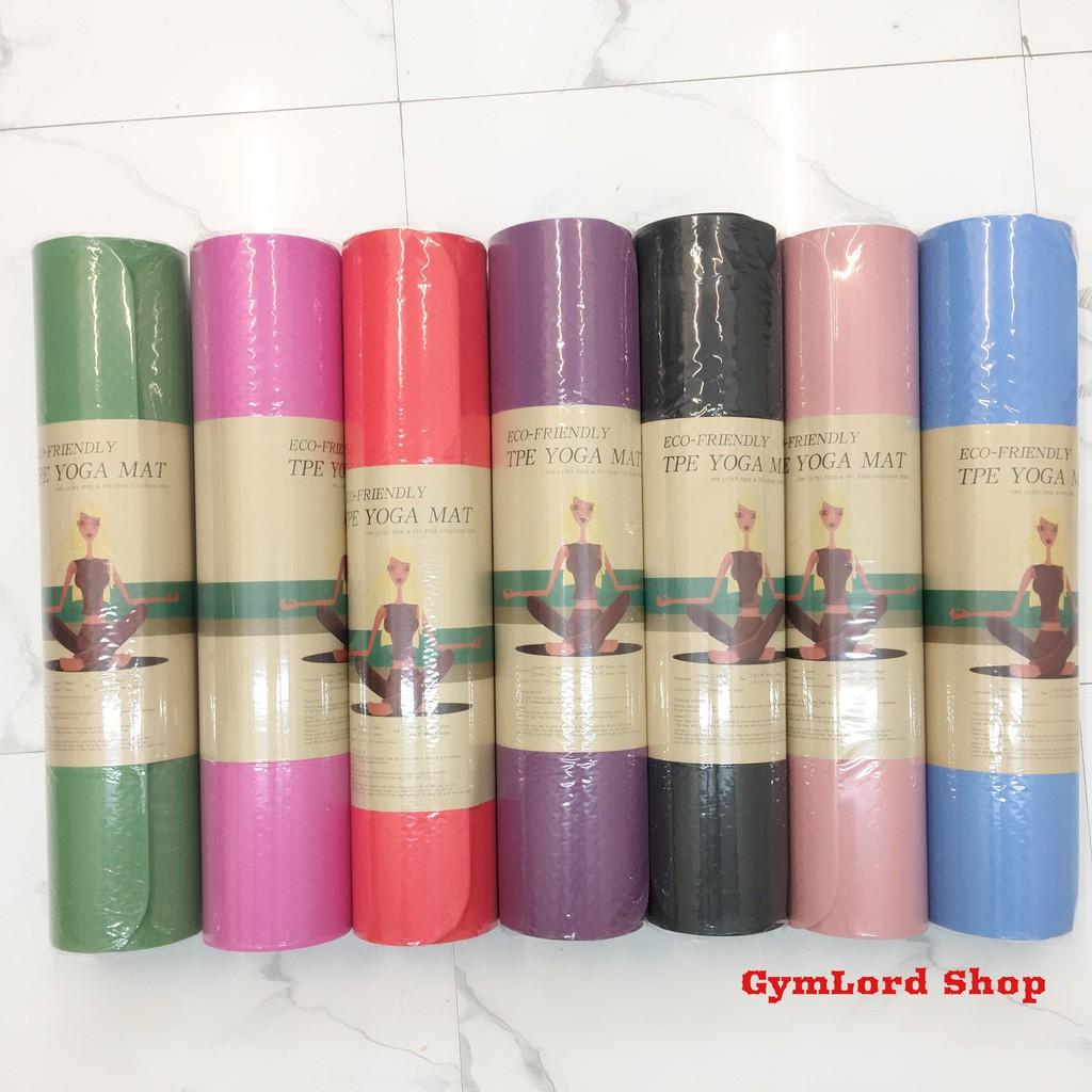 Thảm tập Yoga - Gym TPE công nghệ chống trơn trượt