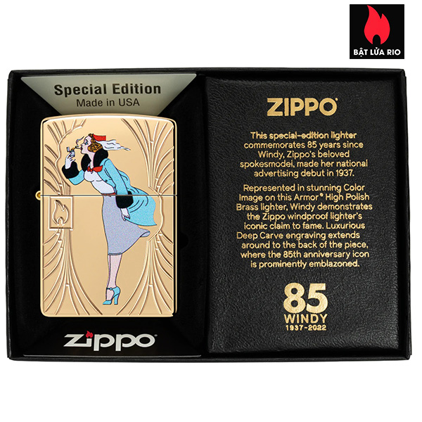 Bật Lửa Zippo 48413 – Zippo Windy 85th Anniversary Collectible