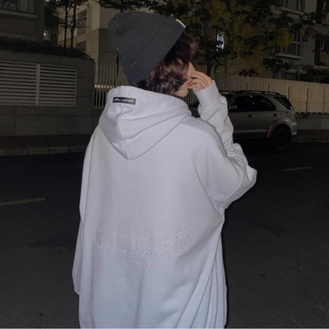 Áo Khoác Hoodie Zip Cinder Promax Kéo Khóa, Áo Hoodie Zip Nam Nữ Form Rộng Thêu Cao Cấp, Local Brand