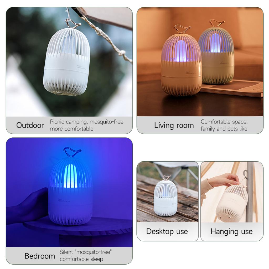 Xiaomi Youpin 3Life Đèn Diệt Muỗi Magpie Màu Tím Hiệu Quả Tiện Dụng Cho Gia Đình / Văn Phòng Hàng nhập khẩu