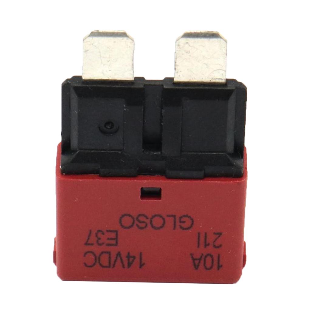 2xBlade Fuse Circuit Breaker Automatic Reset Marine  10A
