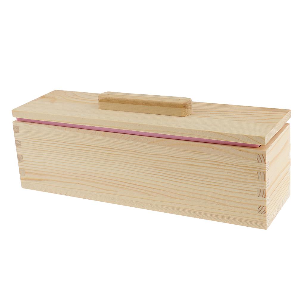 Hình Chữ Nhật Silicone Khuôn Khuôn Hộp Gỗ Lip DIY Bánh Mì Nướng Loaf Khuôn