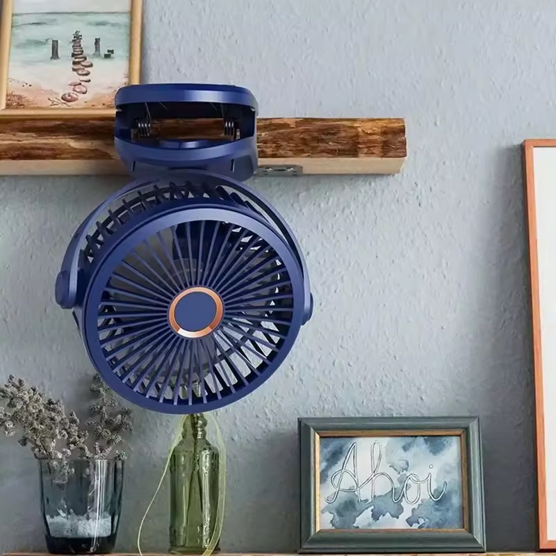 Quạt Tích Điện Kẹp FUJIMAX, Hiện thị %pin, Dung Lượng Pin lớn, Lồng quạt 20cm