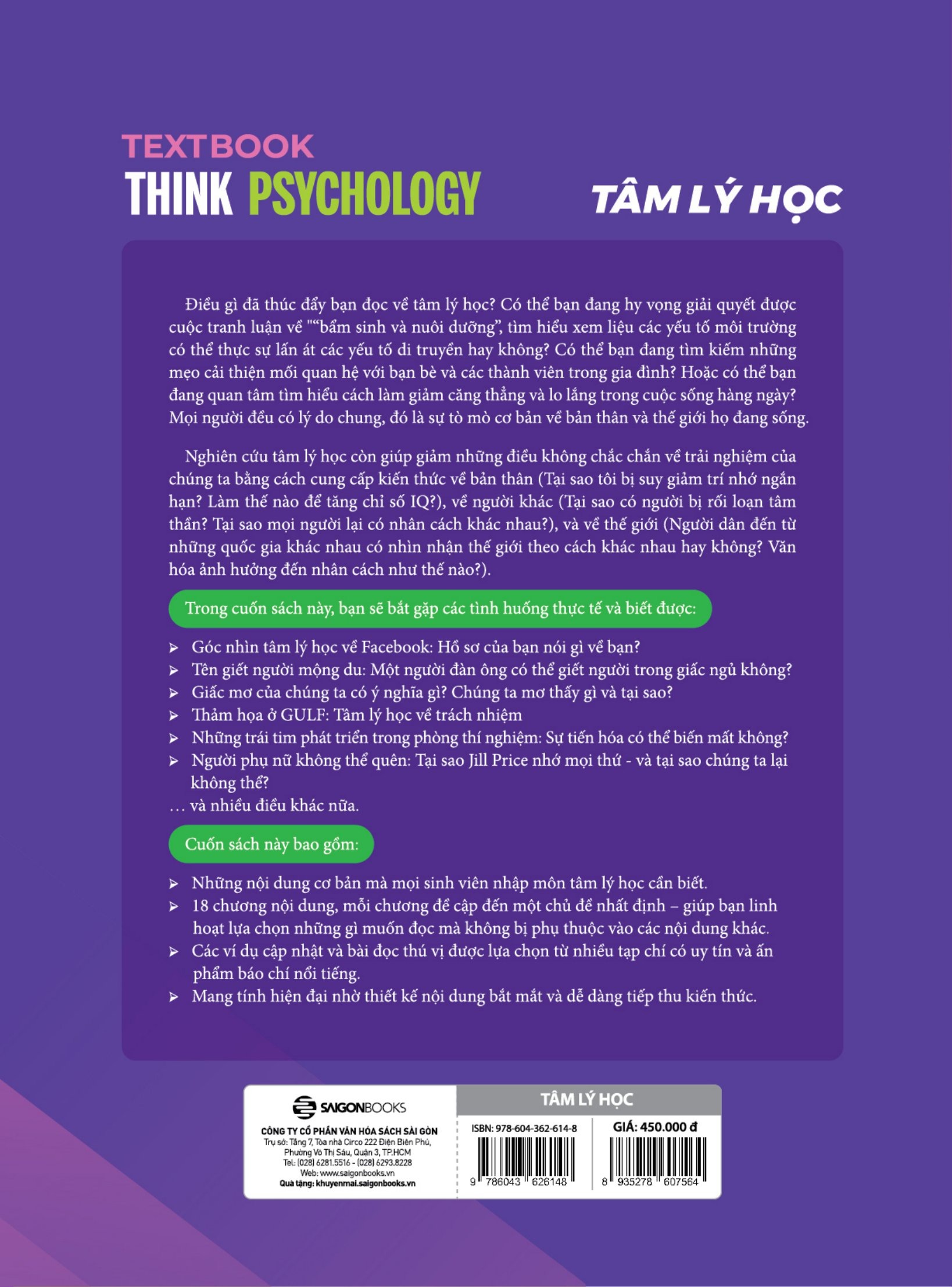 Tâm lý học - Think Psychology - Text Book