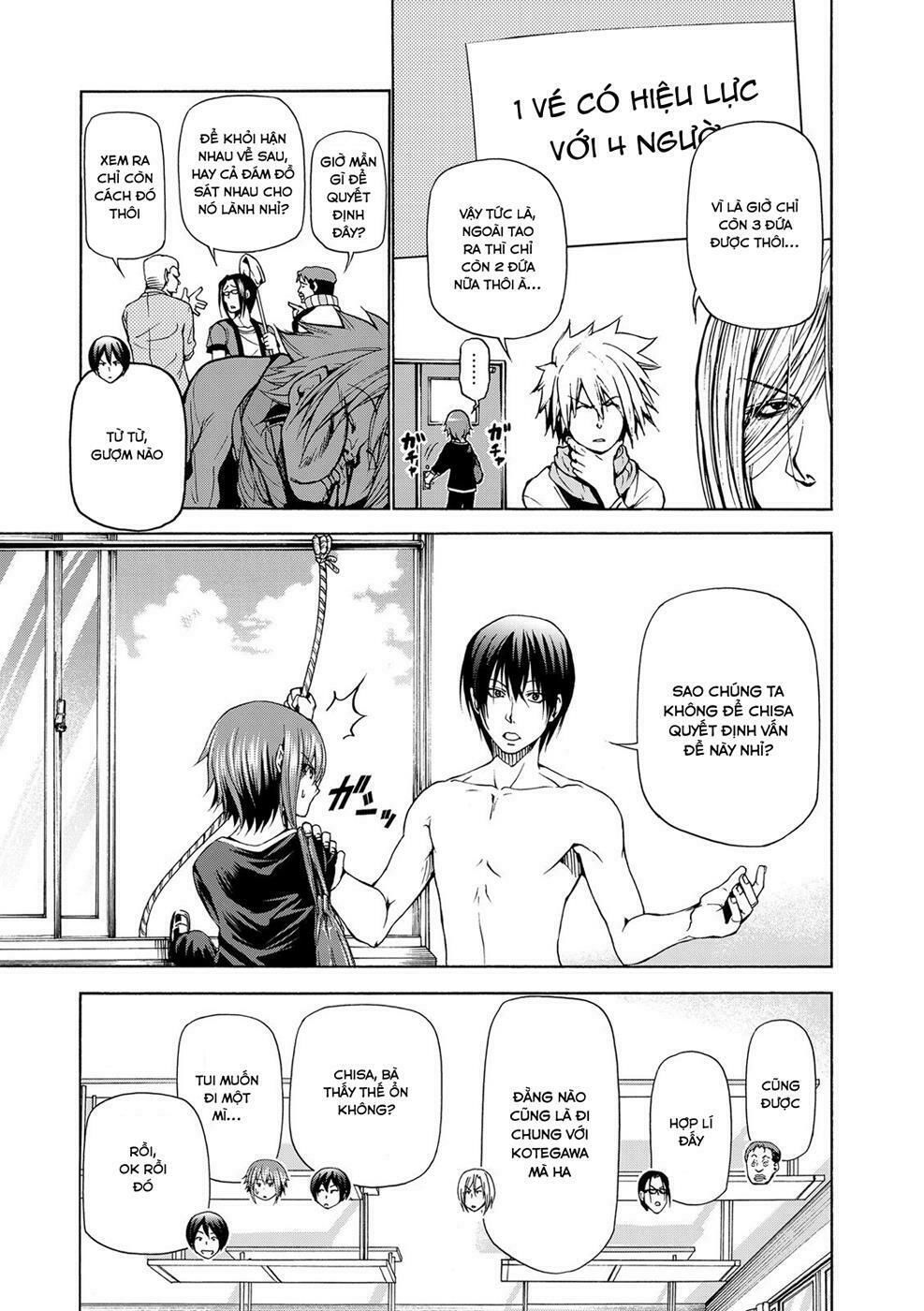 cô gái thích lặn - grand blue chapter 23 5