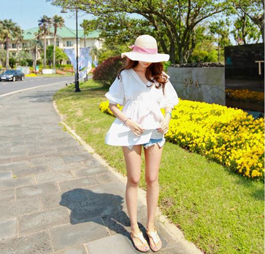 Mũ cói thắt nơ thời trang nón đi biển nữ đẹp